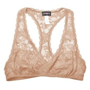 BNWT Cosabella Racerback Lace Bralette Bra M Blush Nude